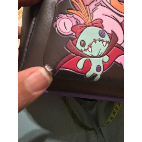 Loungefly Disney Vampire Angel & Stitch The Series Mini Backpack Purple - Picture 14 of 16